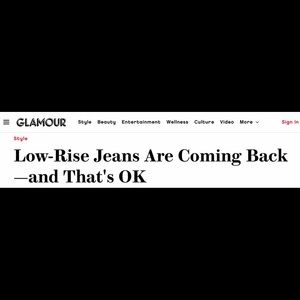 Low-Rise Jeans Are Back!!!